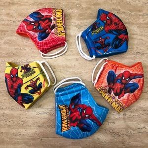 Kid Face Mask Covers- Spider-Man - pack of 5